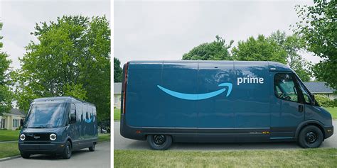 Amazon's new electric Rivian delivery trucks hit the road