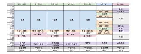 効率の良い勉強スケジュールとは？学習計画表の立て方やコツ 個別指導塾wam