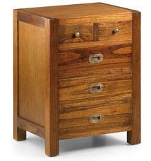 Commode En Bois Massif De Mindy Porte Tiroirs Orka Cm