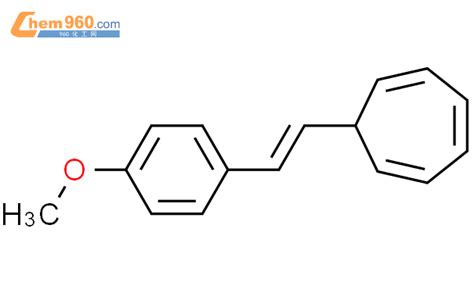 71385 01 8 1 3 5 Cycloheptatriene 7 2 4 methoxyphenyl ethenyl 化学式