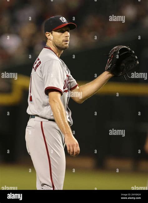 Washington Nationals Starting Pitcher Max Scherzer 31 During A Mlb