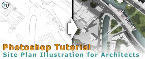 How to make a site plan architecture rendering in Photoshop