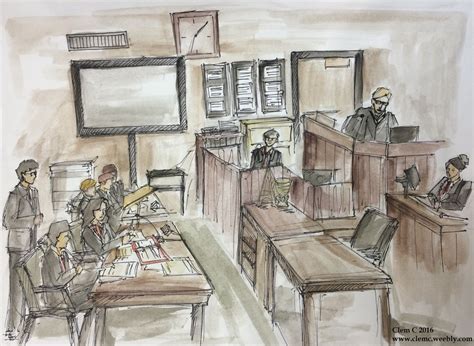 Mock Trialin' as a Courtroom Sketch Artist - CLEM C