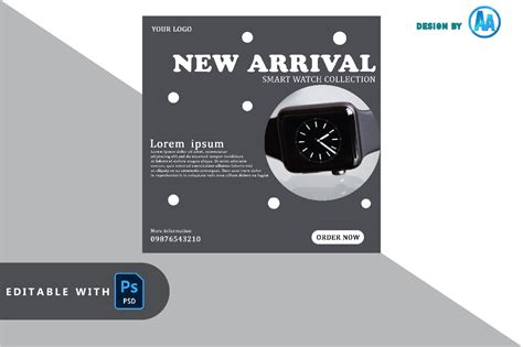 Watch Man - Instagram Template Graphic by athenaart05 · Creative Fabrica