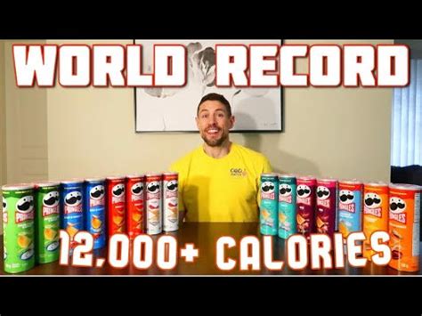 World Record Most Pringles Ever Eaten Collabortation W Geoffesper