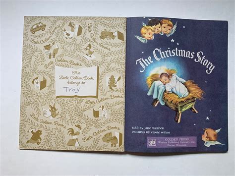 Vintage the Christmas Story Xmas Golden Book 1976 Little - Etsy UK