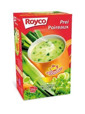 Royco Minute Soup Prei 25st Classic Online Kopen Nevejan