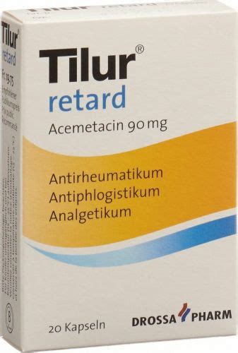 Tilur Retard Kapseln 90mg 20 Stück in der Adler Apotheke