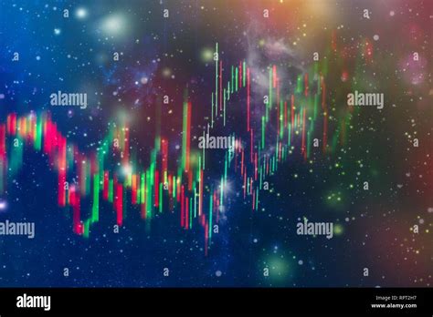 Abstract Glowing Forex Chart Interface Wallpaper Investment Trade