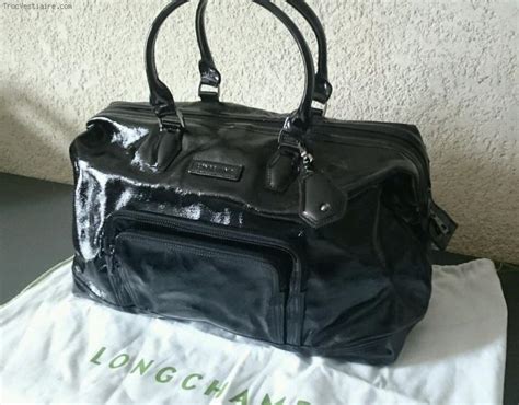 Sac Longchamp Vernis Noir Legende