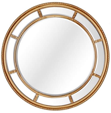Зеркало настенное круглое 115 см античное золото Prestige Gold - купить ...