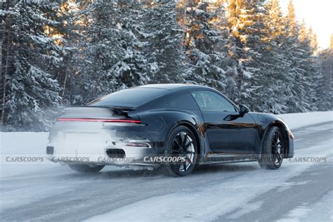 2025 Porsche 911 Turbo Shows More Of Its Revised Front End Ahead Of ...