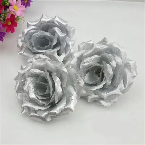 Popular Silver Silk Flowers Buy Cheap Silver Silk Flowers Lots From