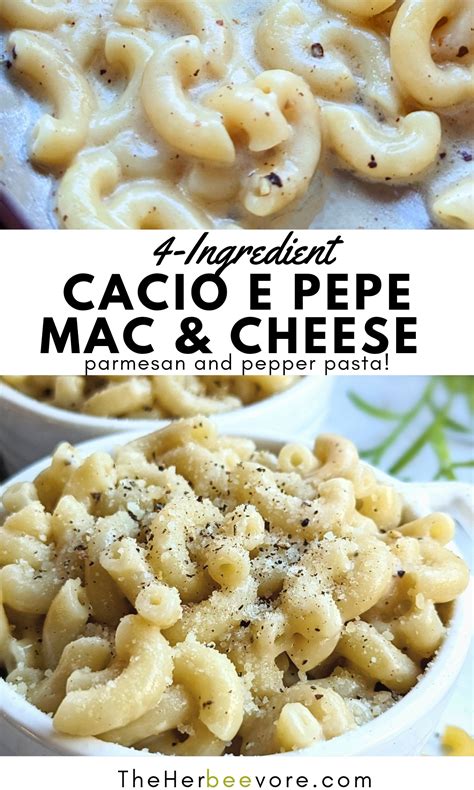 Cacio e Pepe Macaroni and Cheese Recipe - The Herbeevore