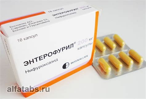 Энтерофурил: отзывы, применение, состав | АльфаТабс