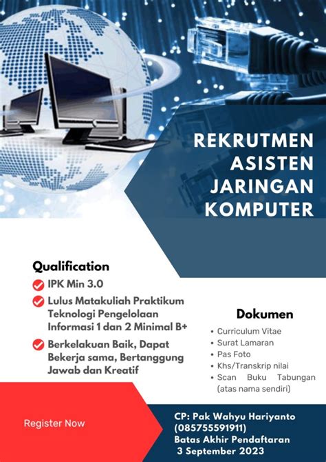 Lowongan Asisten Praktikum Pii Semester Ganjil Program