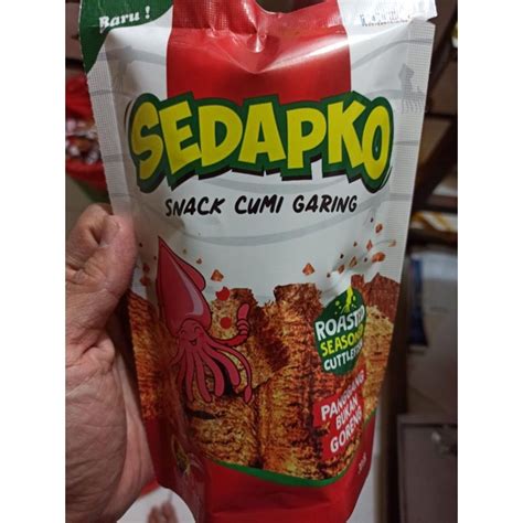 Jual Sedapko Snack Cumi Garing Roasted Seasoned Cuttlefish Gr