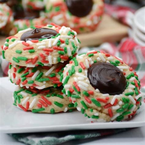 Christmas Thumbprint Cookies Kitchen Fun With My Sons