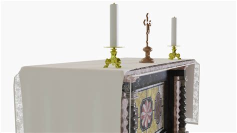 Church Altar - 3D Model by Blenduffo