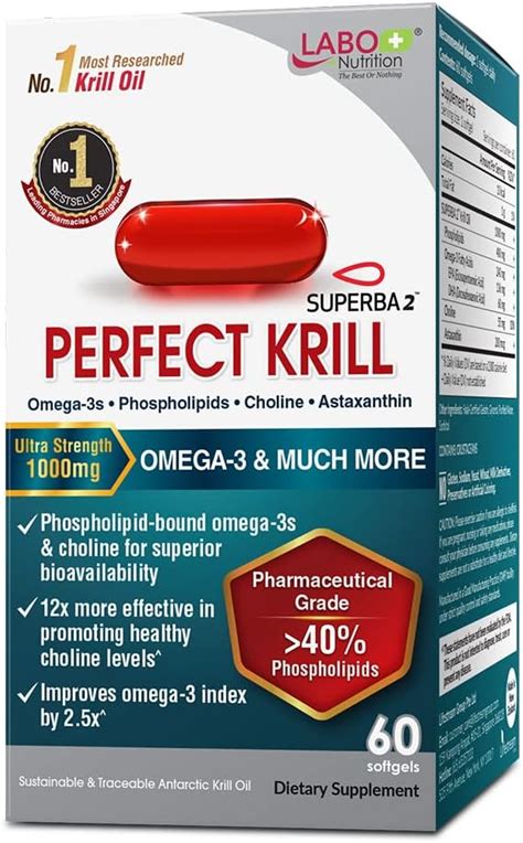 Amazon LABO Nutrition Perfect Krill 1000 Mg Pure Ultra Strength