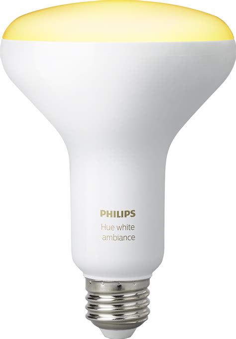 Best Buy Philips Hue White Ambiance Dimmable Br Wi Fi Smart Led Bulb