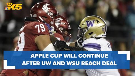 Apple Cup Will Continue For 5 More Years After Washington And