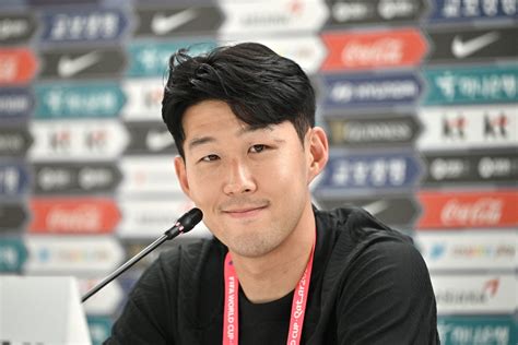 son heung min posts  word message  south korea training