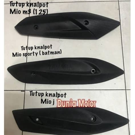 Jual Tutup Knalpot Pelindung Kenalpot Cover Knalpot Mio Sporty Smile