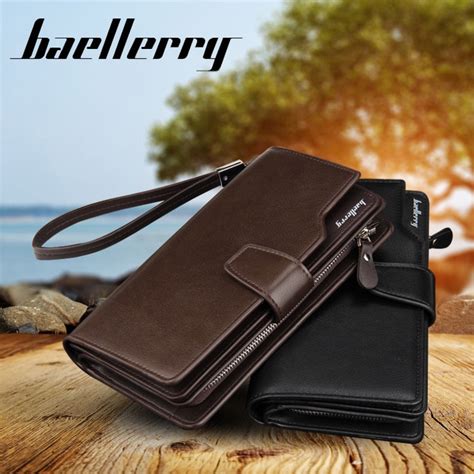 Slotsbaellerry Wallets Pu Leather Long Purse Men Women Wallet