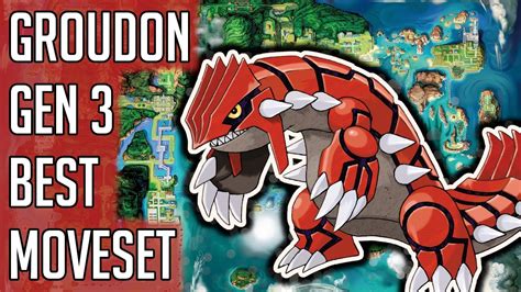 Groudon Gen 3 Best Moveset Groudon Best Moveset Moves Pokemon Emerald