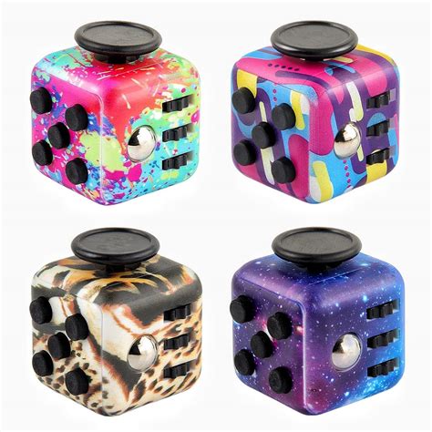 Mua 4 Pack Fidget Cube Fidget Toy Magic Cube Stress And Anxiety Relief Toys Fidgets Cube