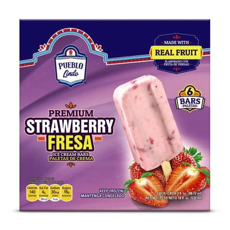 ALDI Pueblo Lindo Strawberry Premium Ice Cream Bar Same-Day Delivery or Pickup | Aldi