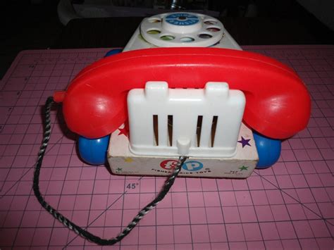 Fisher Price Phone Toy Phone Rotary Fp Push Toy Vintage Etsy