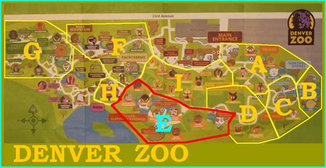 Denver Zoo Map