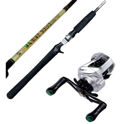 Vara Pesca Marine Solid 1 80m 15lbs Carretilha Luke Silver Esquerda