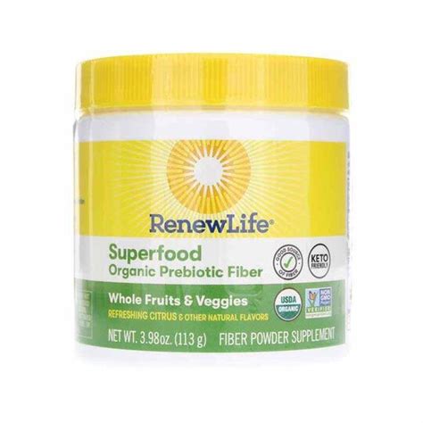 Superfood Organic Prebiotic Fiber Renew Life