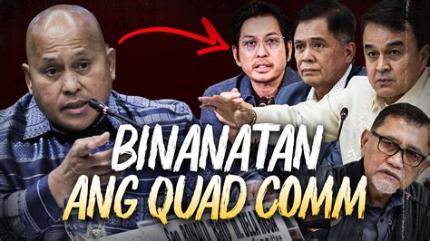 Sen Bato Dela Rosa Binanatan Ang Quad Comm Ng Kamara Duterte