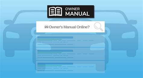 How To Find Your Car Owners Manual Online Owner Manual