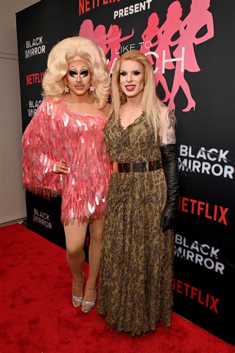 Trixie Mattel Salma Hayek Annie Murphy And Katya Zamolodchikova At