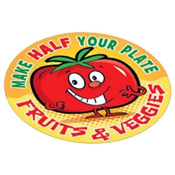 Fun Fruits & Veggies Stickers-On-A-Roll | Positive Promotions