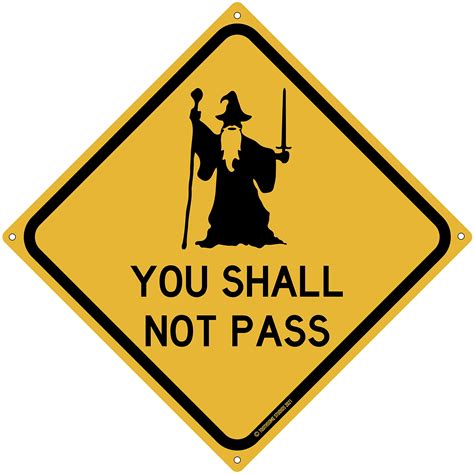 Do Not Pass Sign