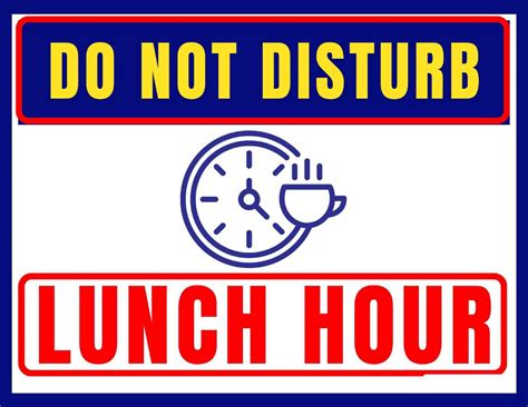 Free Printable Out To Lunch Sign Templates [PDF, Word]