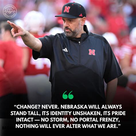 Nebraska Football Faces Unprecedented Shift as Matt Rhule Fires Back