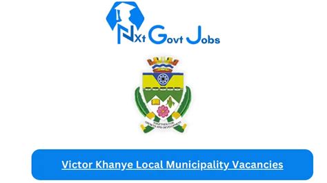 X1 Victor Khanye Local Municipality Vacancies 2025 Opportunities Za Vacancies Portal