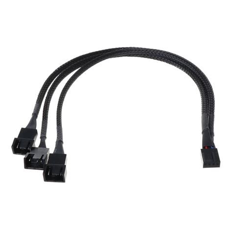 Разветвитель кабеля вентилятора 4Pin на 3x4Pin/3Pin, 30 см купить на ...