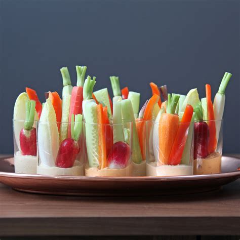 Individual Hummus And Crudites Appetizers Popsugar Food