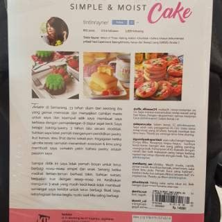 Jual Buku Original Simple And Moist Cake Tintin Rayner Shopee Indonesia