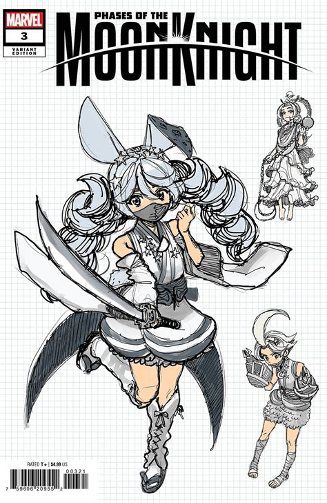 PHASES OF THE MOON KNIGHT #3 YUJI KAKU DESIGN VARIANT