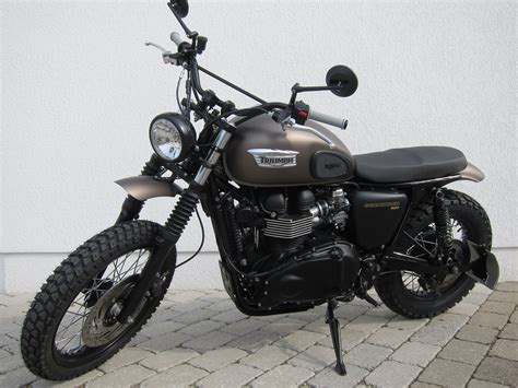 Details Zum Custom Bike Triumph Scrambler Des H Ndlers Triumph L Beck