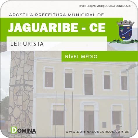 Apostila Prefeitura Jaguaribe CE 2020 Leiturista SAAE